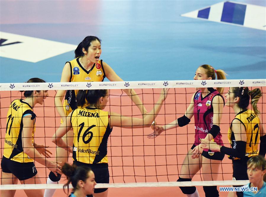 (SP)TURKEY-ANKARA-VOLLEYBALL-TURKISH CUP-QUARTER FINAL-VAKIFBANK VS KAMEROGLU BEYLIKDUZU