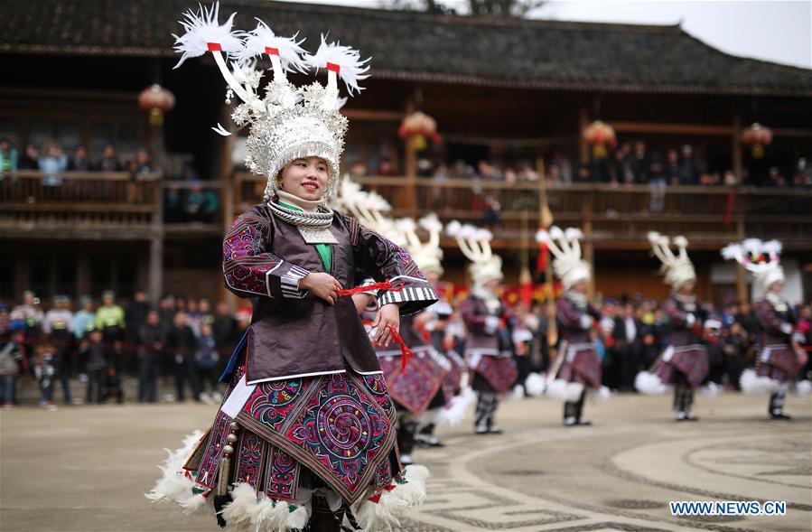 #CHINA-GUIZHOU-MIAO ETHNIC GROUP-CELEBRATION-SPRING(CN)