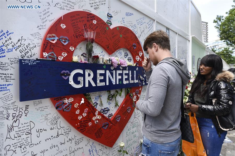 BRITAIN-LONDON-GRENFELL&nbsp;TOWER-FIRE-ONE YEAR ANNIVERSARY