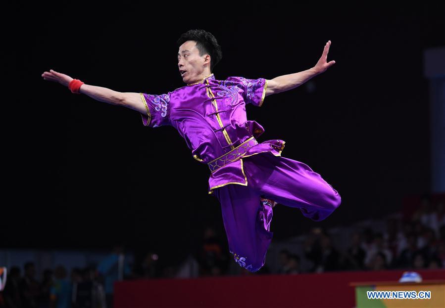 (SP)INDONESIA-JAKARTA-ASIAN GAMES-WUSHU-MEN&rsquo;S CHANGQUAN
