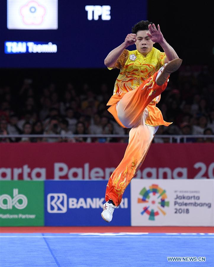 (SP)INDONESIA-JAKARTA-ASIAN GAMES-WUSHU-MEN&rsquo;S CHANGQUAN