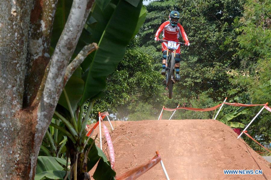 (SP)INDONESIA-SUBANG-ASIAN GAMES 2018-WOMEN&rsquo;S DOWN HILL-MEDALS