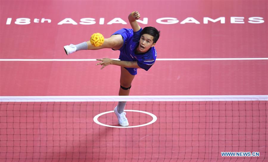 (SP)INDONESIA-PALEMBANG-ASIAN GAMES-SEPAKTAKRAW