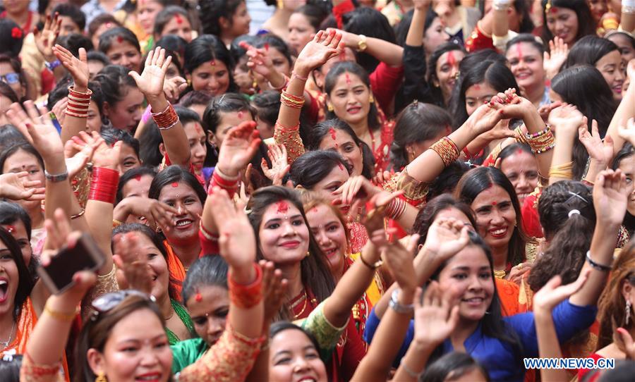 NEPAL-KATHMANDU-TEEJ FESTIVAL