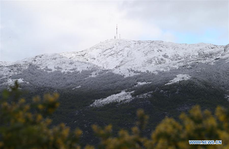 CROATIA-ZAGVOZD-BIOKOVO MOUNTAIN-SNOW