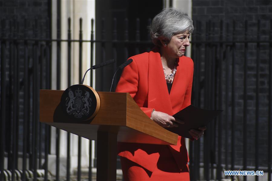 Xinhua Headlines: Britain set for new PM after May quits, as Brexit impasse remains