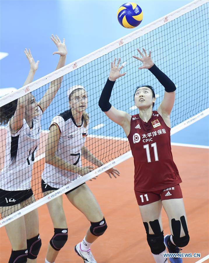 (SP)CHINA-NINGBO-VOLLEYBALL-FIVB NATIONS LEAGUE-CHN VS GER (CN)