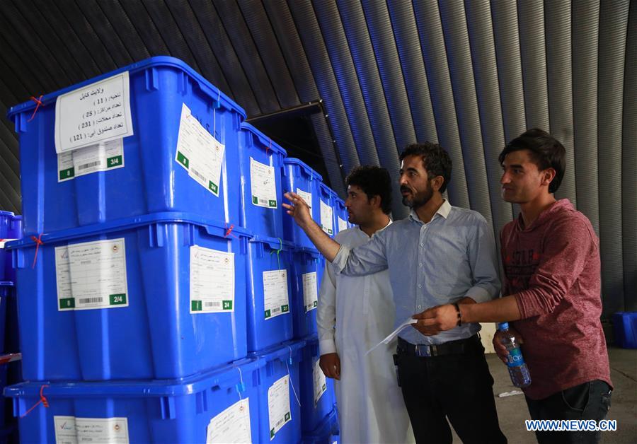 AFGHANISTAN-KABUL-PRESIDENTIAL ELECTION-MATERIALS