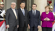 Xi meets European leaders on advancing ties, global governance