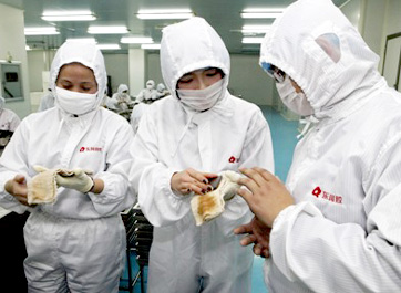 充滿現(xiàn)代氣息的車(chē)間