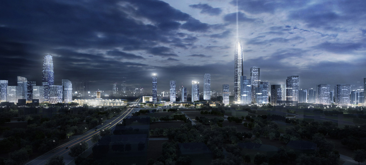 石家莊中央商務(wù)區(qū)的南區(qū)和北區(qū)，將分別以金融和智慧為核心進(jìn)行建設(shè)，帶動(dòng)產(chǎn)業(yè)經(jīng)濟(jì)集聚