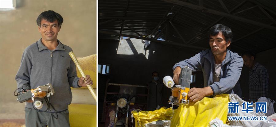 (脫貧攻堅(jiān)·圖片故事)(10)脫貧靠雙手——新疆和田地區(qū)未摘帽縣就業(yè)見聞
