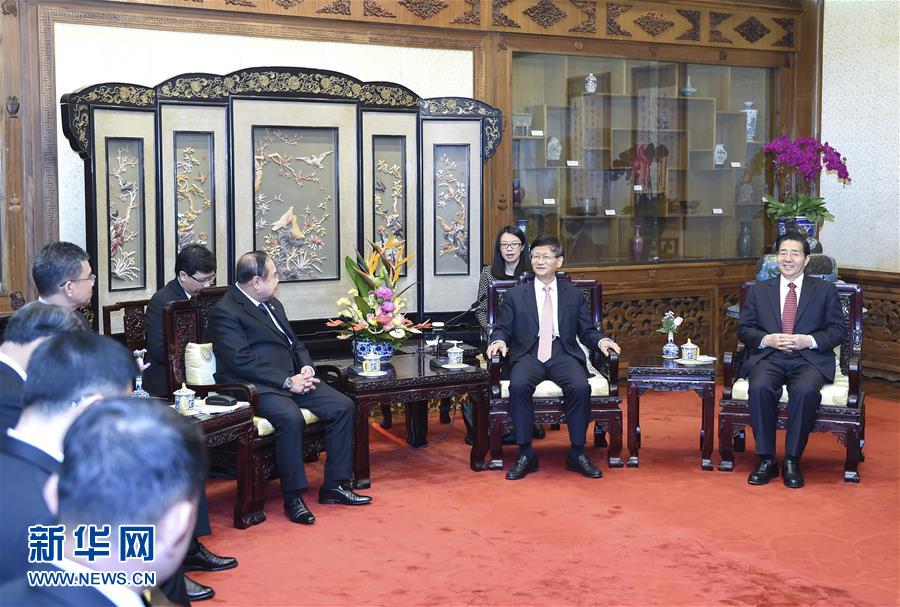 （XHDW）孟建柱會(huì)見泰國第一副總理兼國防部長(zhǎng)巴維