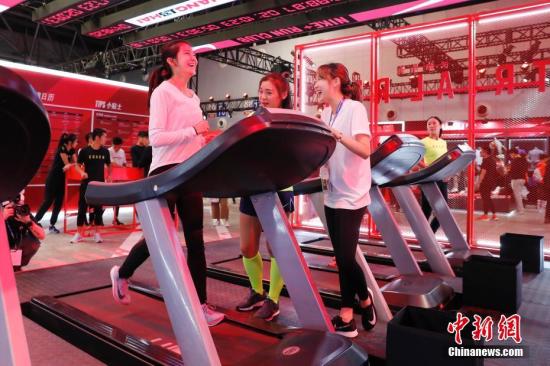 資料圖：健身中的人們。<a target='_blank' ><p  align=