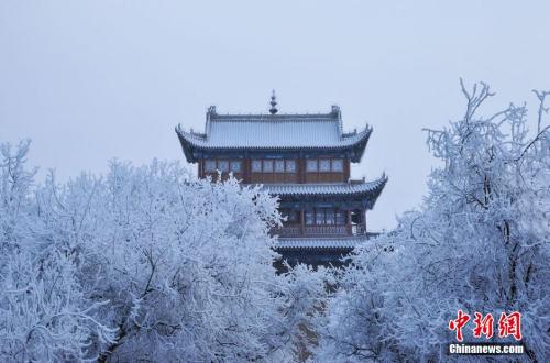 資料圖：小寒時(shí)節(jié)，甘肅嘉峪關(guān)市迎來了一場(chǎng)大雪。師永紅 攝