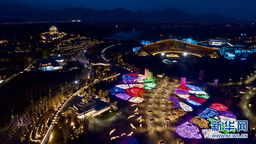 (北京世園會)(2)鳥瞰2019北京世園會園區(qū)