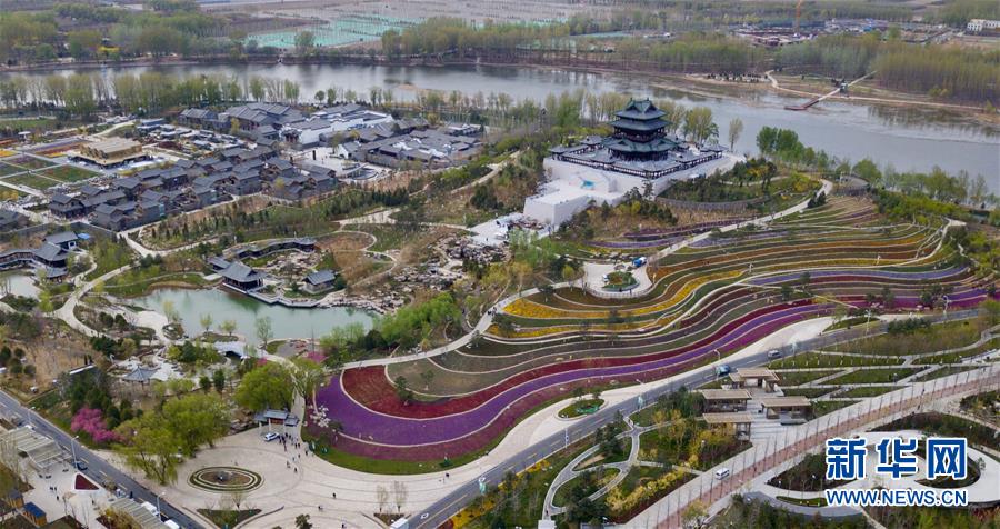 (北京世園會)(3)鳥瞰2019北京世園會園區(qū)