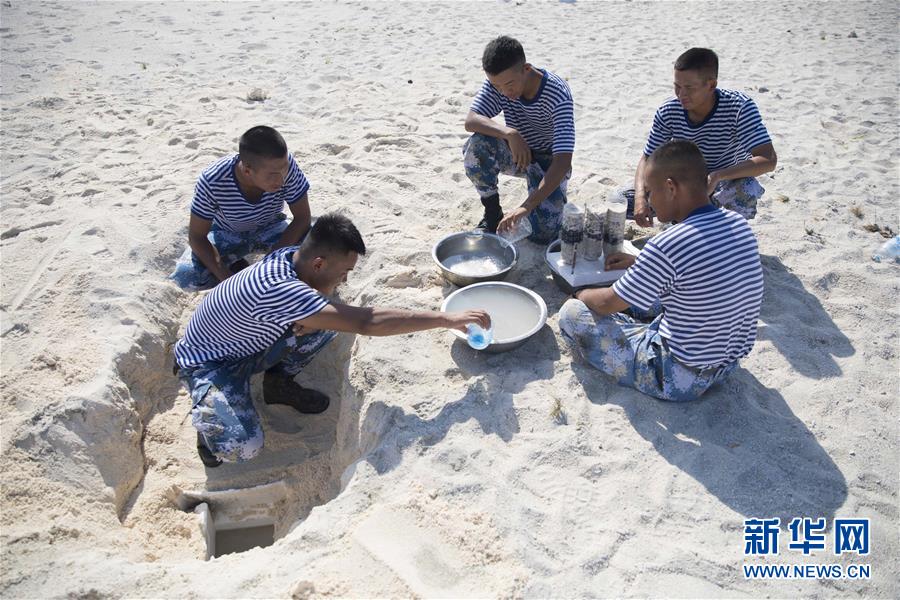 （壯麗70年&middot;奮斗新時(shí)代&middot;新華全媒頭條&middot;圖文互動(dòng)）（8）&ldquo;你在我的航程上，我在你的視線里&rdquo;&mdash;&mdash;走進(jìn)海軍西沙中建島官兵的五彩世界