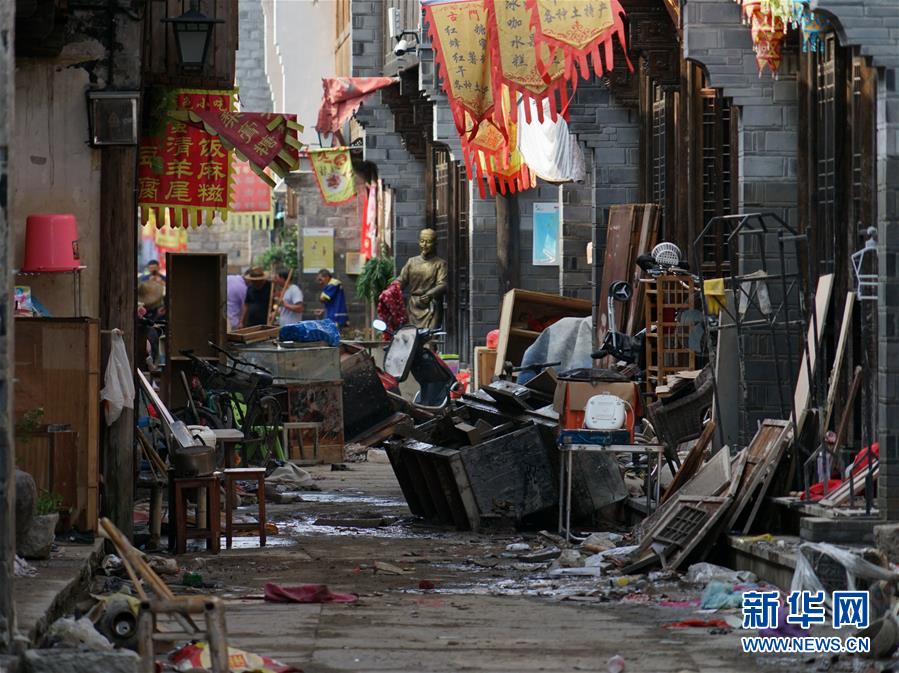 （關(guān)注&ldquo;利奇馬&rdquo;&middot;圖文互動(dòng)）（2）古城洪災(zāi) 八方馳援&mdash;&mdash;洪水災(zāi)害下的浙江臨?，F(xiàn)場(chǎng)目擊