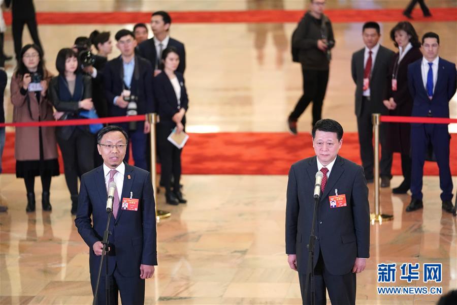 （兩會(huì)&middot;面對(duì)面）（11）全國(guó)政協(xié)委員接受采訪