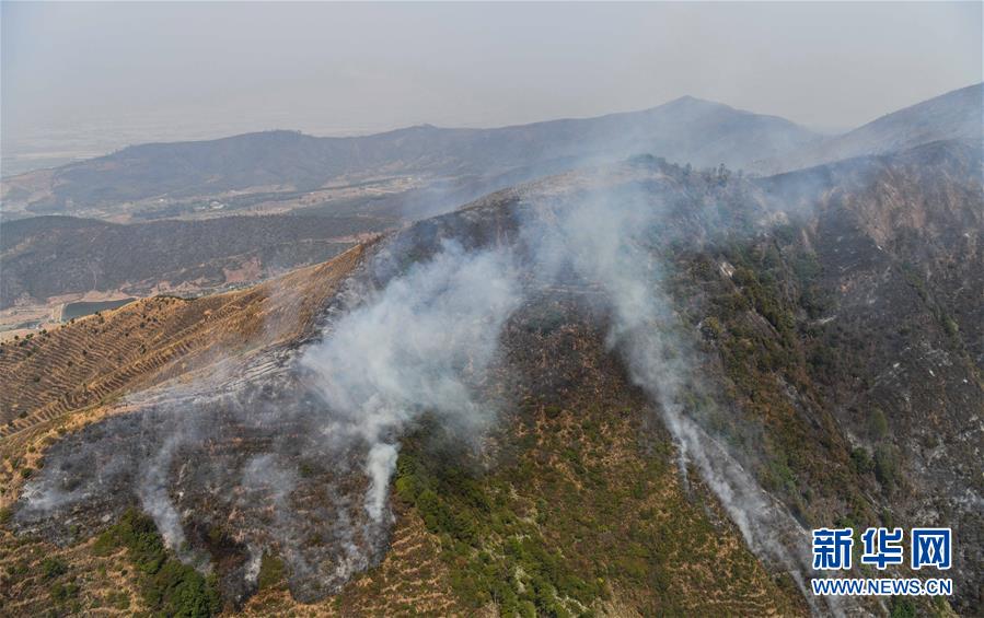 (圖文互動)(7)四川西昌市經久鄉(xiāng)森林火災明火已撲滅