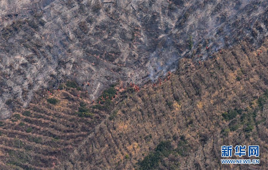 (圖文互動)(2)四川西昌市經久鄉(xiāng)森林火災明火已撲滅