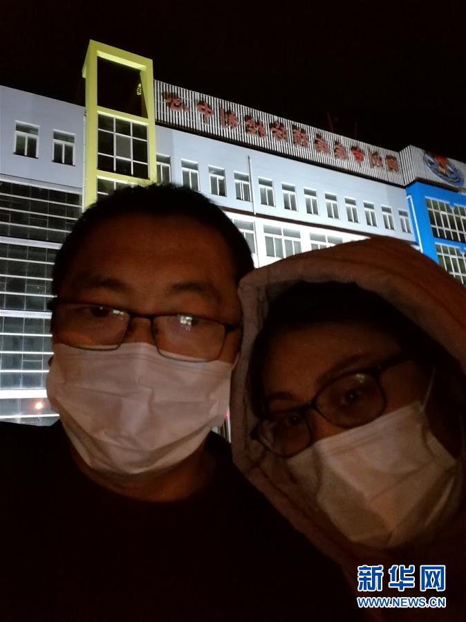 （一線抗疫群英譜&middot;圖文互動）（3）山西檢測員伉儷：疫情不退，決不放松