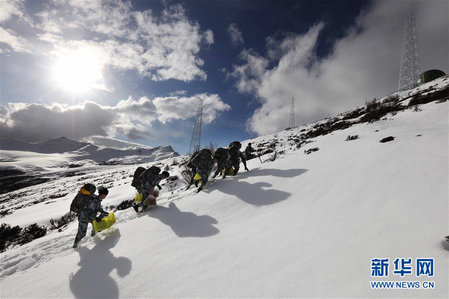 （圖文互動(dòng)）（1）特寫：山再高，也要把給養(yǎng)送上去！