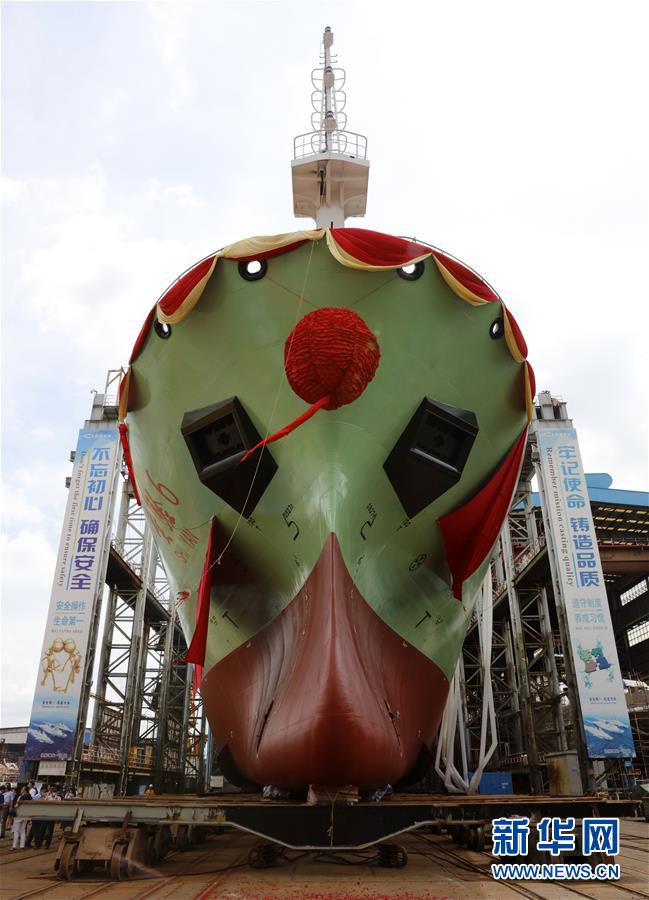 (圖文互動)(2)新型地球物理綜合科考船“實驗6”號下水