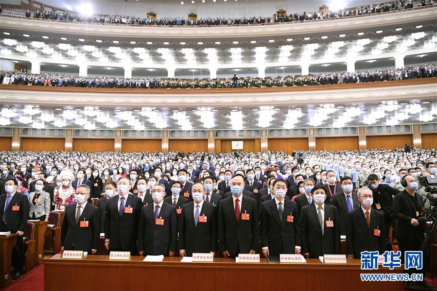 （兩會(huì)&middot;人大開幕&middot;XHDW）（33）十三屆全國(guó)人大三次會(huì)議在京開幕