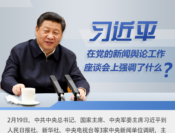 習(xí)近平在黨的新聞輿論工作座談會上強調(diào)了什么？