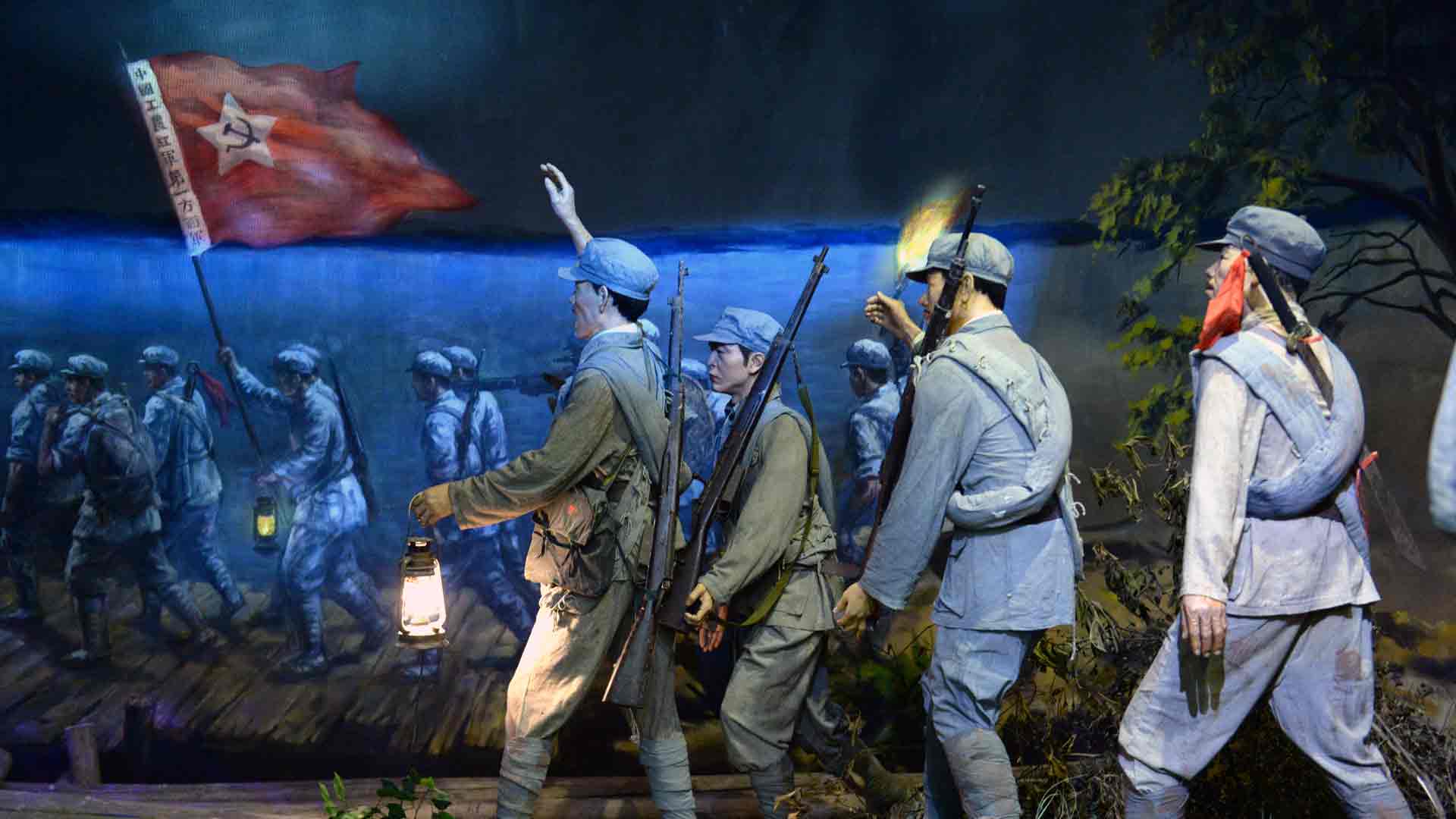 渡口出發(fā)的長(zhǎng)征&mdash;&mdash;&ldquo;畫說(shuō)長(zhǎng)征&rdquo;之二