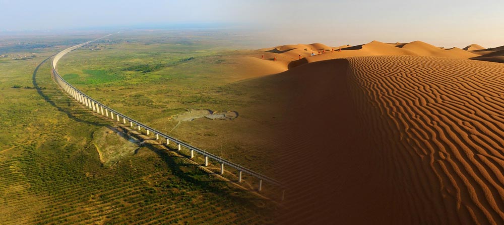 【高清圖集】&ldquo;昨日荒沙地，今日聚寶盆&rdquo;