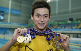 孫楊，六金一銀！
