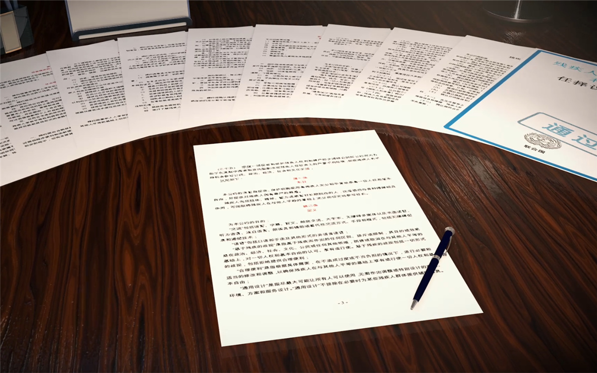 2006年12月，《殘疾人權(quán)利公約》在聯(lián)合國(guó)大會(huì)獲得通過(guò)