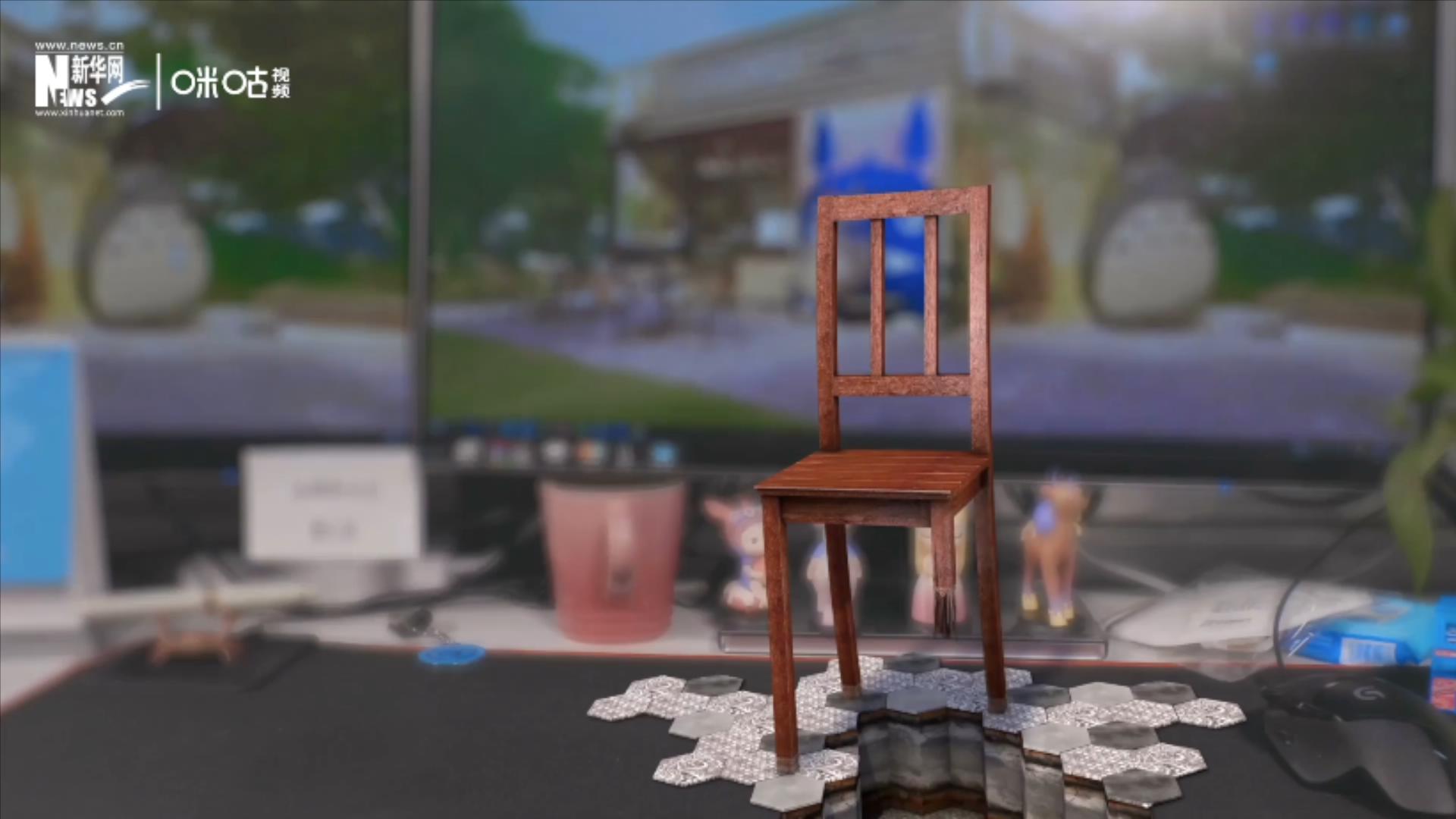 椅子重5噸，高達12米，椅背有兩層樓高