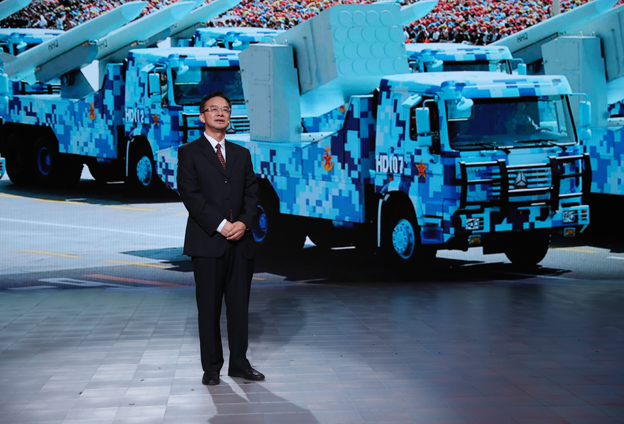 我們武器裝備讓大家自豪地說(shuō)東風(fēng)快遞，使命必達(dá)