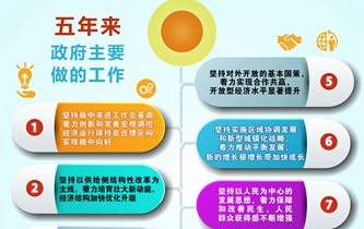 [兩會(huì)&middot;政府工作報(bào)告]五年來政府主要做的工作