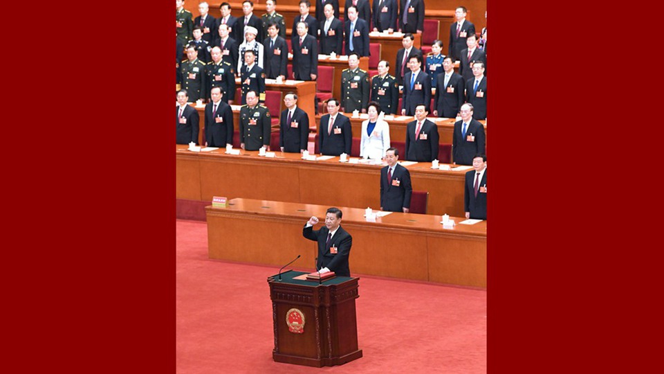 習(xí)近平當(dāng)選國家主席、中央軍委主席