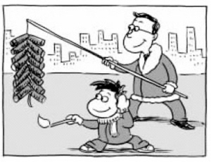 春節(jié)若遇霧霾，煙花怎么放？