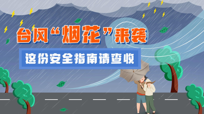 MG動畫：臺風&ldquo;煙花&rdquo;來襲，這份安全指南請查收