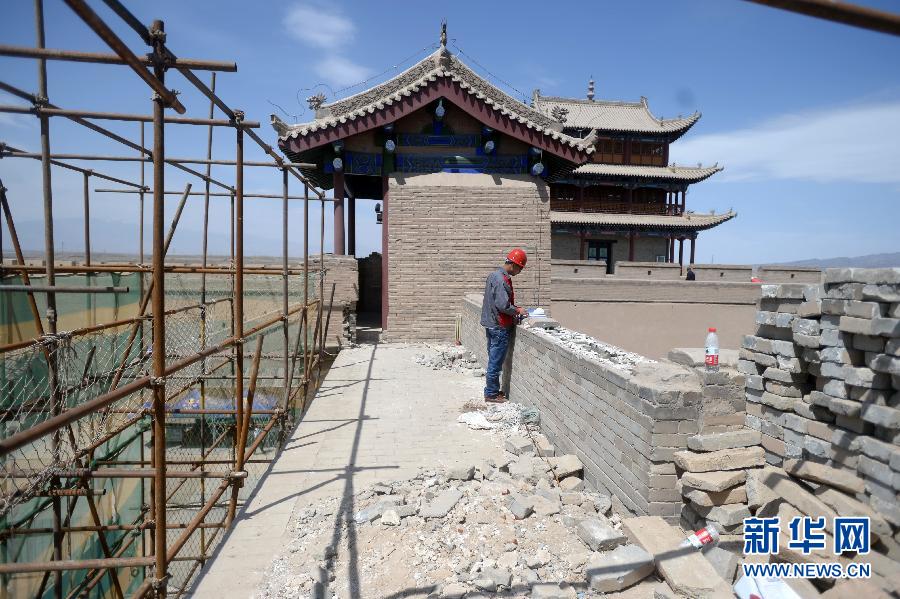 (新絲路·新夢想·圖文互動)(1)萬里長城西起點再煥生機(jī)