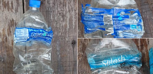 圖為社交網(wǎng)站上傳的在留尼汪島上發(fā)現(xiàn)的印尼產(chǎn)水瓶。