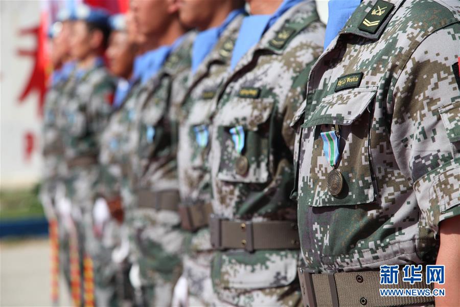 （國(guó)際&middot;圖文互動(dòng)）（3）中國(guó)赴黎維和官兵榮獲聯(lián)合國(guó)&ldquo;和平榮譽(yù)勛章&rdquo;