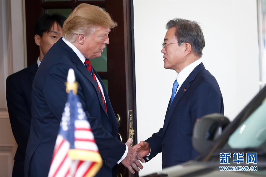 (國際)(1)美韓領(lǐng)導(dǎo)人表示將繼續(xù)推動(dòng)美朝對(duì)話