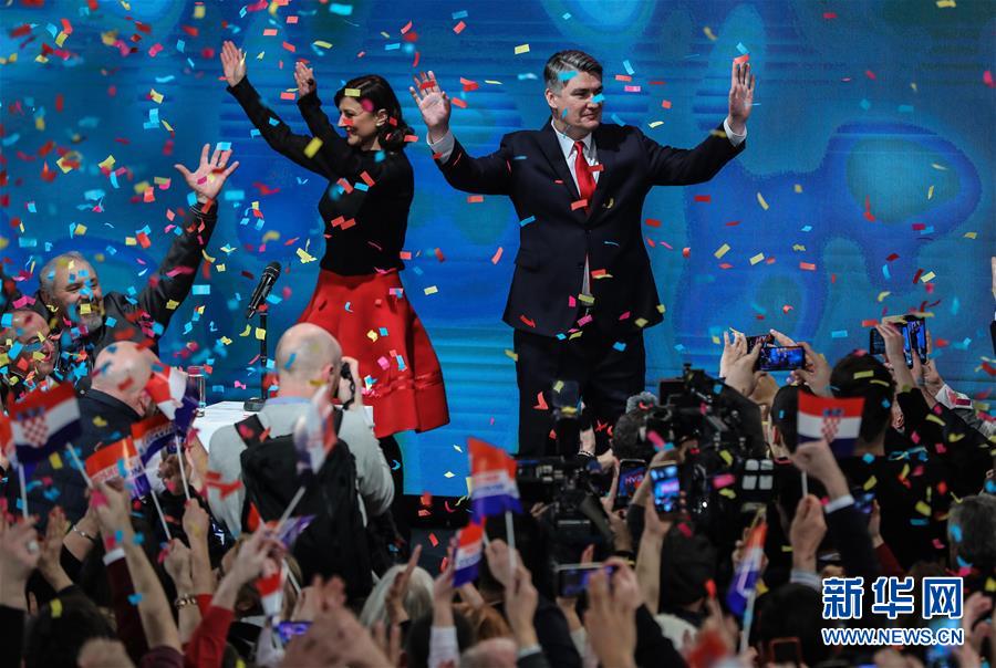 (國際)(2)克羅地亞前總理米拉諾維奇當選新總統(tǒng)