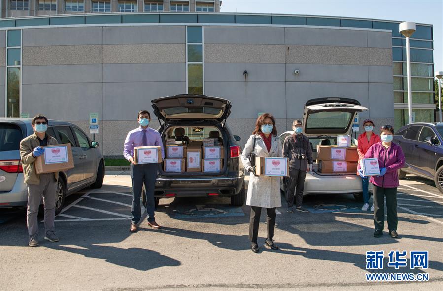 (國際疫情·圖文互動)(1)通訊:你們的支持溫暖人心——記在美華人向當?shù)蒯t(yī)護人員捐助防疫物資