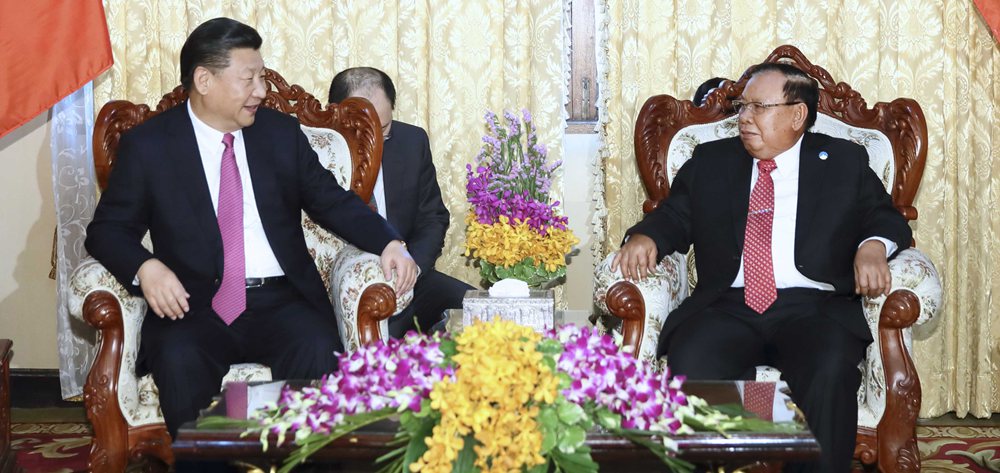 習近平同老撾人民革命黨中央委員會總書記、國家主席本揚舉行會談