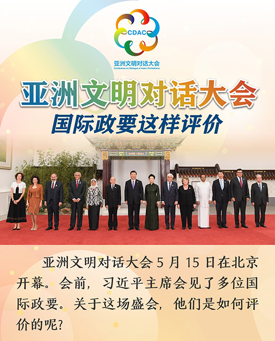 亞洲文明對話大會，國際政要這樣評價