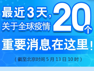 【圖解】最近3天，關(guān)于全球疫情20個(gè)重要消息在這里！